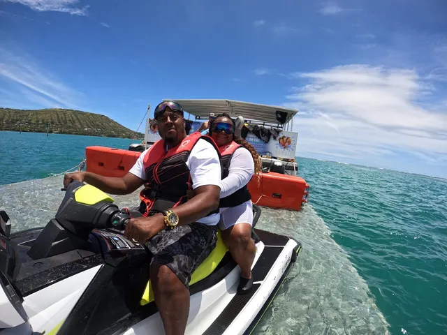 Jet Ski Ride Maunalua Bay. Tandem-2 people ride-price per person